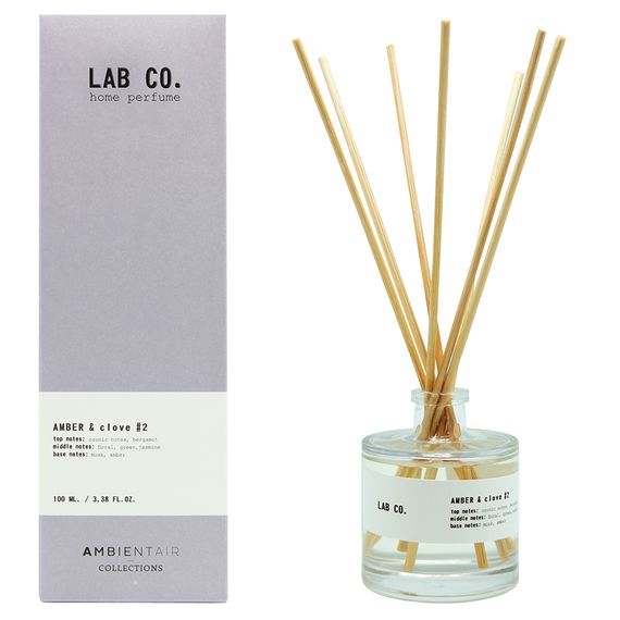 Диффузор ароматический Lab Co, Amber&Clove, 100 мл, Ambientair, изображение 3