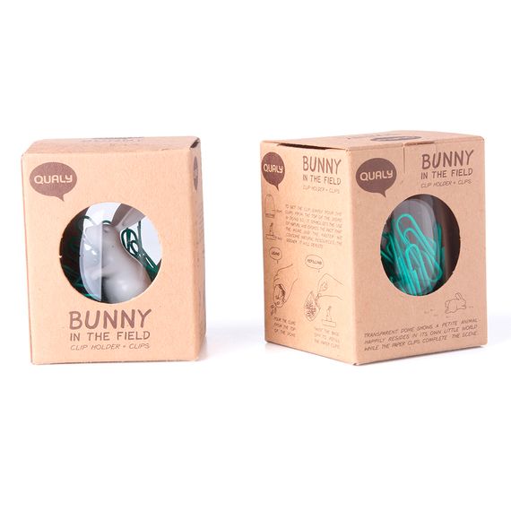 Держатель для скрепок Bunny in the field, QUALY, изображение 4