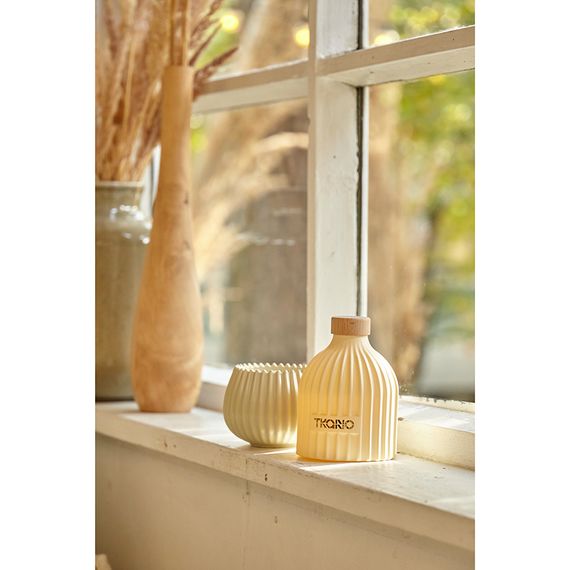 Диффузор ароматический Green tea & Pear blossom из коллекции Edge, 200 мл, бежевый, Tkano, изображение 3
