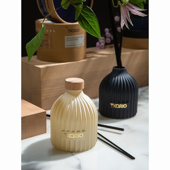 Диффузор ароматический Green tea & Pear blossom из коллекции Edge, 200 мл, бежевый, Tkano, изображение 14