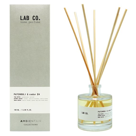 Диффузор ароматический Lab Co, Patchouli&Cedar, 100 мл, Ambientair, изображение 5