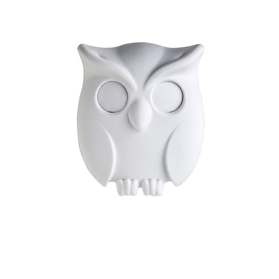 Держатель для ключей Night Owl, белый, QUALY, изображение 2
