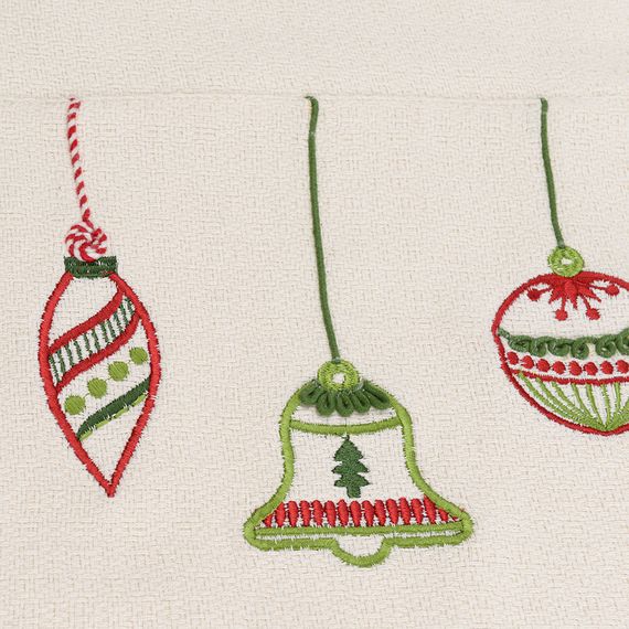 Дорожка с вышивкой Christmas decorations из коллекции New Year Essential, 45х150 см, Tkano, изображение 8