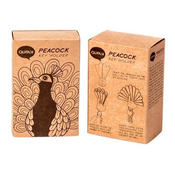 Ключница Peacock, белая, QUALY, изображение 4