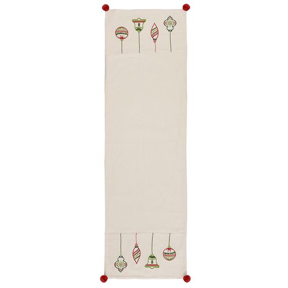 Дорожка с вышивкой Christmas decorations из коллекции New Year Essential, 45х150 см, Tkano, изображение 5