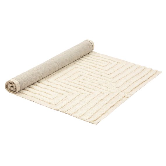 Ковер из новозеландской шерсти и хлопка Shimla из коллекции Ethnic, 120х180см, Tkano, изображение 3
