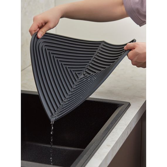 Коврик для сушки посуды Dry Flex, 34,6х44,6 см, бежевый, Smart Solutions, изображение 7