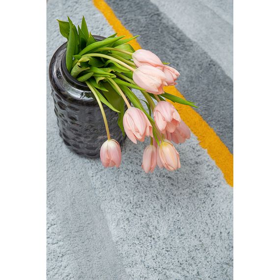 Ковер из хлопка с рисунком Tulip field из коллекции Terra, 160х230 см, Tkano, изображение 4