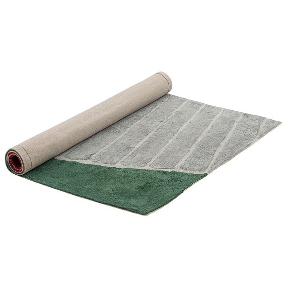Ковер из хлопка с рисунком Tea plantation из коллекции Terra, 160х230 см, Tkano, изображение 5