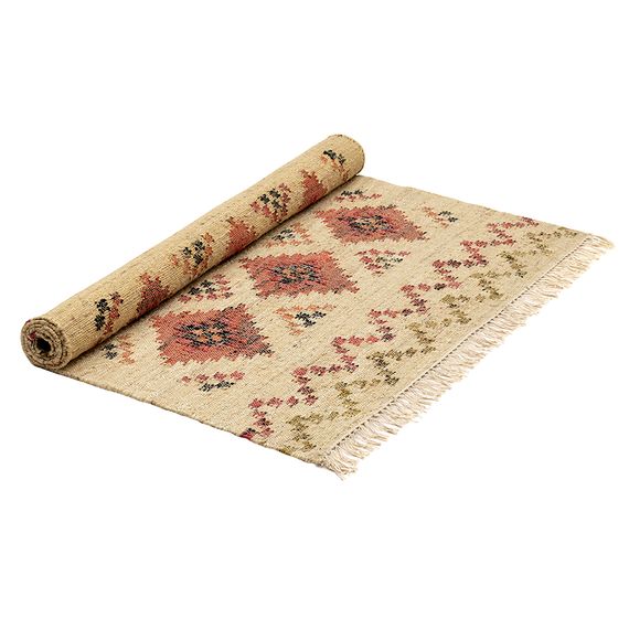 Ковер из шерсти по мотивам башкирских орнаментов из коллекции Cultural Heritage, 160х230 см, Tkano, изображение 11