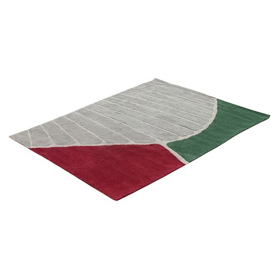 Ковер из хлопка с рисунком Tea plantation из коллекции Terra, 200х300 см, Tkano, изображение 4