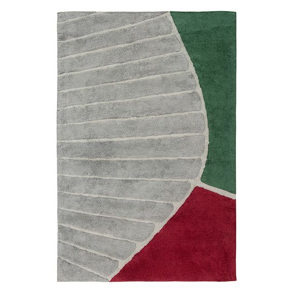 Ковер из хлопка с рисунком Tea plantation из коллекции Terra, 160х230 см, Tkano