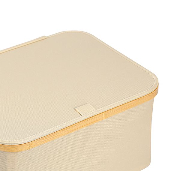 Корзина для белья Neat Low, 40x33x20 см, молочная, Smart Solutions, изображение 16