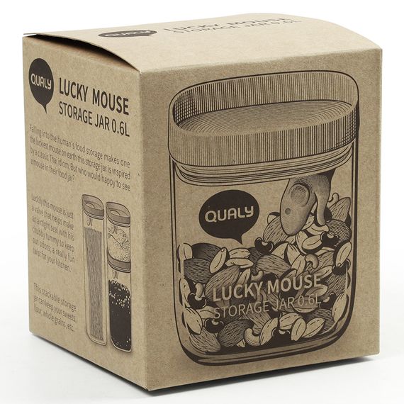 Контейнер для пищевых продуктов Lucky Mouse, 600 мл, QUALY, изображение 19