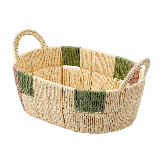 Корзина плетеная овальная Bodhran Nature из коллекции Ethnic, размер L, Tkano, изображение 3