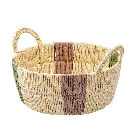Корзина плетеная круглая Bodhran Nature из коллекции Ethnic, размер L, Tkano, изображение 2
