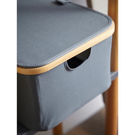Корзина для белья Neat Low, 40x33x20 см, серая, Smart Solutions, изображение 5
