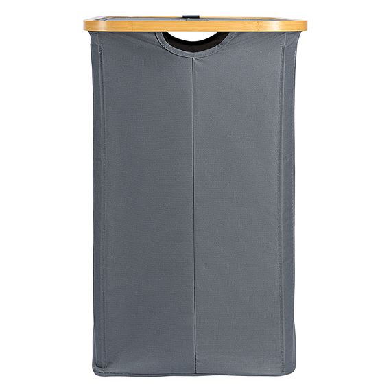 Корзина для белья с двумя отделениями Neat Twin, 53,5х33х53 см, серая, Smart Solutions, изображение 5