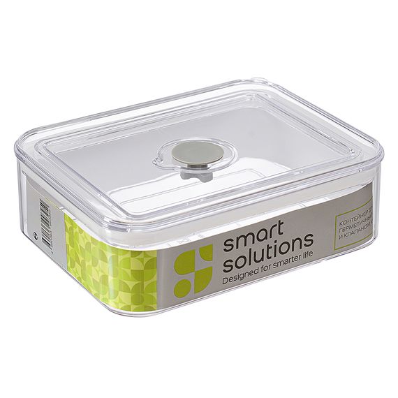 Контейнер для хранения герметичный с крышкой и клапаном Keep in, 980 мл, Smart Solutions, изображение 8