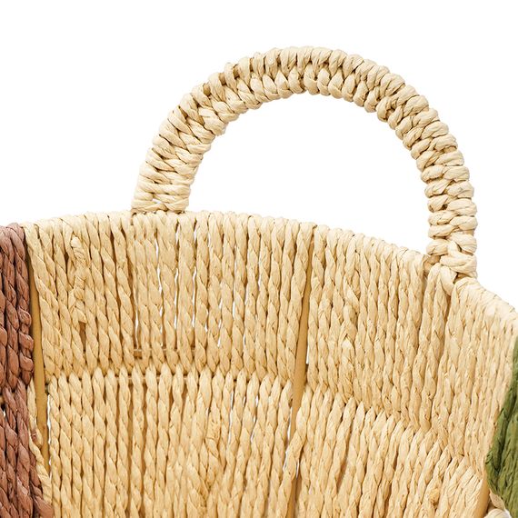 Корзина плетеная овальная Bodhran Nature из коллекции Ethnic, размер L, Tkano, изображение 5