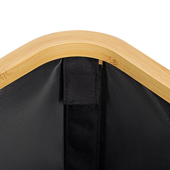 Корзина для белья Neat Low, 40x33x20 см, черная, Smart Solutions, изображение 11