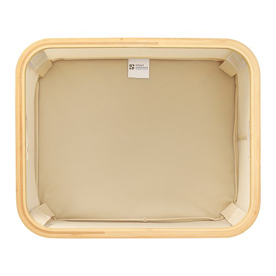 Корзина для белья Neat Low, 40x33x20 см, молочная, Smart Solutions, изображение 14