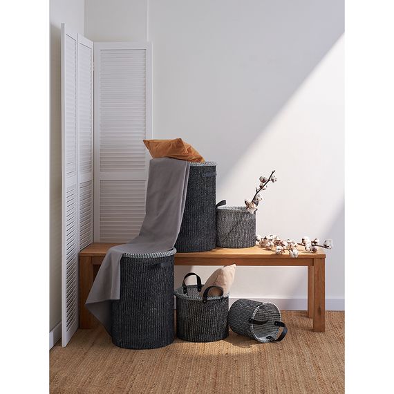 Корзина для хранения Sustainable collection, 37х52 см, черная, Bergenson Bjorn, изображение 2