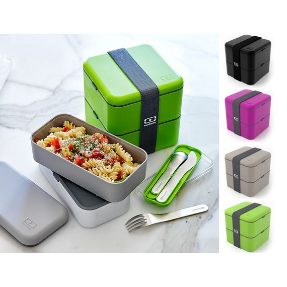 Ланч-бокс MB Square, black, Monbento, изображение 4