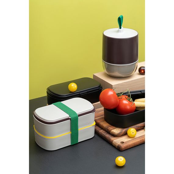 Ланч-бокс с приборами Food Time, 1 л, серый, Smart Solutions, изображение 6