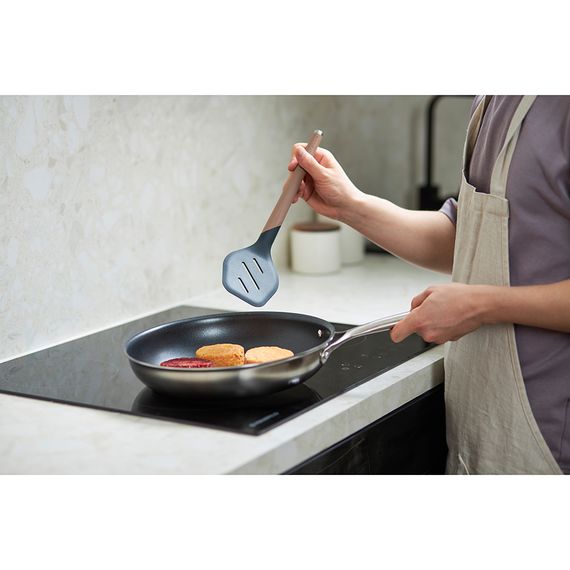 Лопатка с прорезями SmartChef, 32 см, капучино-графит, Smart Solutions, изображение 4