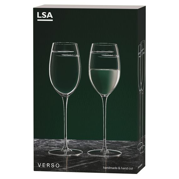 Набор бокалов для белого вина Signature, Verso, 340 мл, 2 шт., LSA International, изображение 7