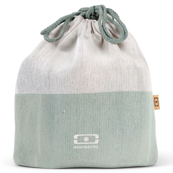 Мешочек для ланча MB Pochette L, natural green, Monbento