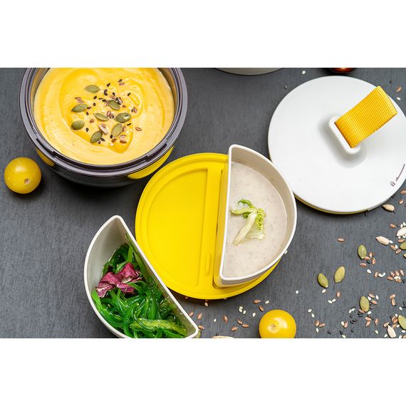 Ланч-бокс Meals, 800 мл, светло-серый/темно-сливовый, Smart Solutions, изображение 6