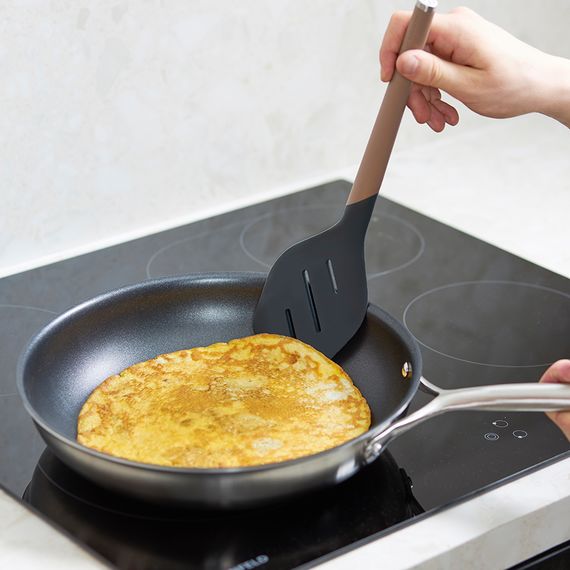 Лопатка с прорезями SmartChef, 32 см, капучино-графит, Smart Solutions, изображение 3