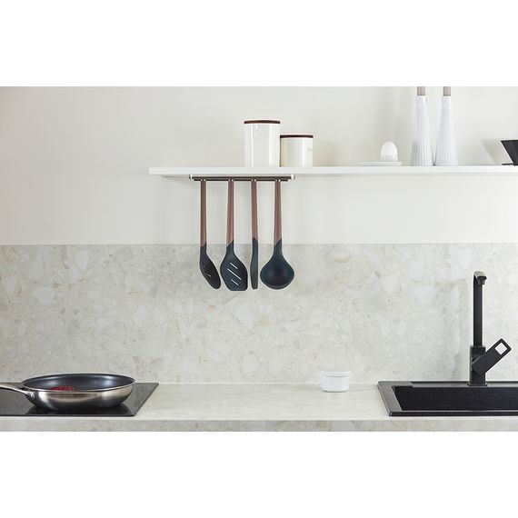 Лопатка с прорезями SmartChef, 32 см, капучино-графит, Smart Solutions, изображение 7