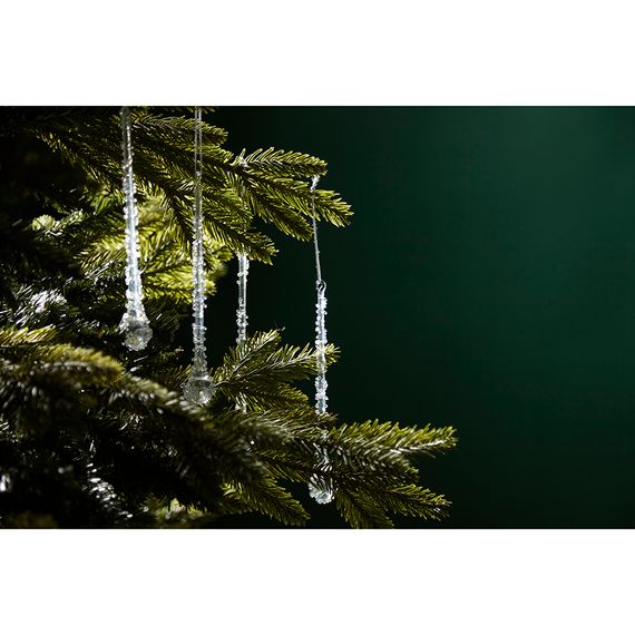 Набор ёлочных украшений Icy sparkles из коллекции New Year Essential, 6 шт., Tkano, изображение 2