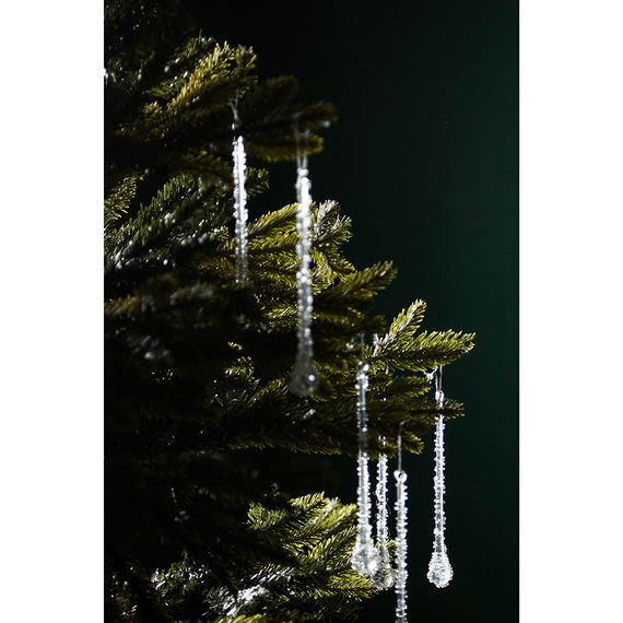 Набор ёлочных украшений Icy sparkles из коллекции New Year Essential, 6 шт., Tkano, изображение 3