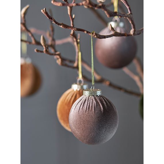 Набор ёлочных украшений Velvet Christmas из коллекции New Year Essential, 6 шт., Tkano, изображение 5