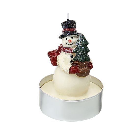 Набор декоративных свечей Festive snowman из коллекции New Year Essential, 6 шт., Tkano, изображение 4