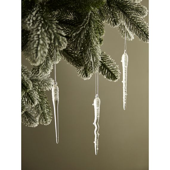 Набор ёлочных украшений Fancy icicles из коллекции New Year Essential, 6 шт., Tkano, изображение 5