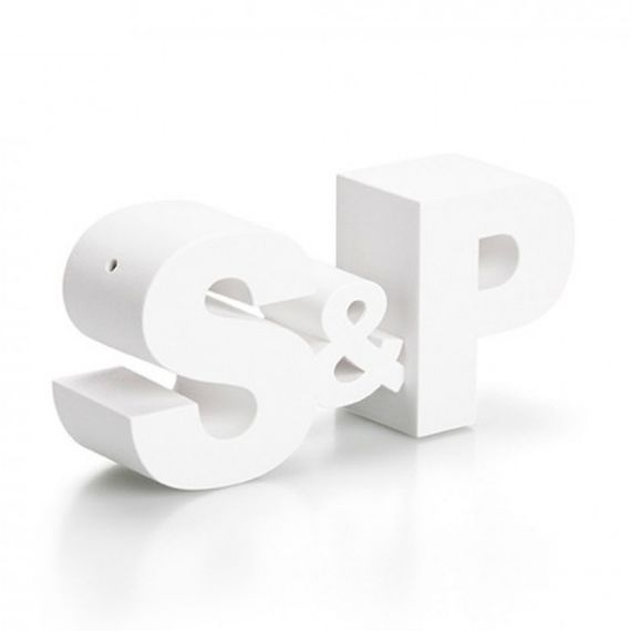 Набор для специй S&P, белый, QUALY
