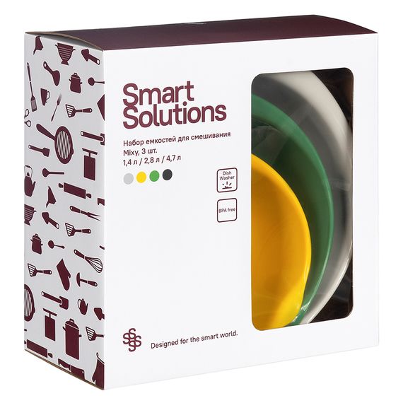 Набор емкостей для смешивания Mixy, 3 шт., Smart Solutions, изображение 15