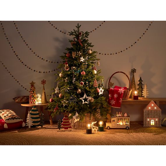 Набор елочных украшений из фетра Christmas stars из коллекции New Year Essential, 3 шт., Tkano, изображение 5