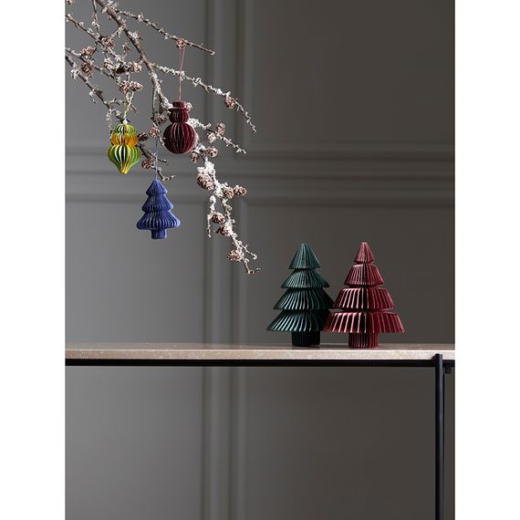 Набор елочных украшений из бумаги Honeycomb festive из коллекции New Year Essential, Tkano, изображение 2