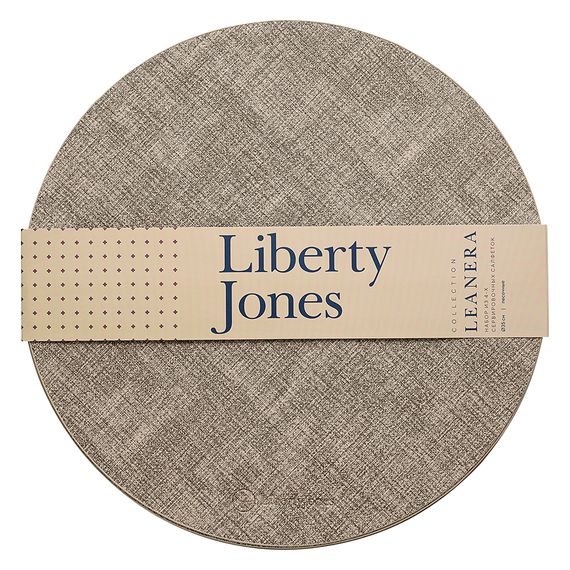 Набор из 4-х сервировочных салфеток Leanera, 35 см, песочные, Liberty Jones, изображение 11