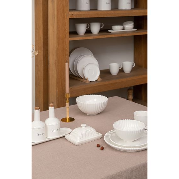 Набор из двух тарелок белого цвета из коллекции Kitchen Spirit, 21 см, Tkano, изображение 6