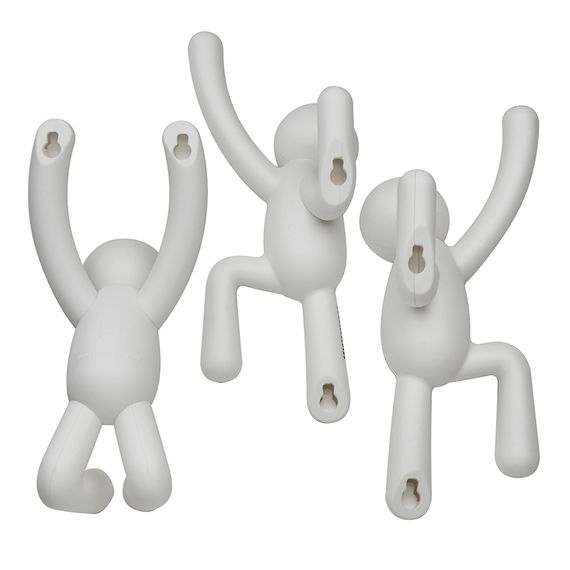 Набор крючков Buddy, белый, 3 шт., UMBRA, изображение 9