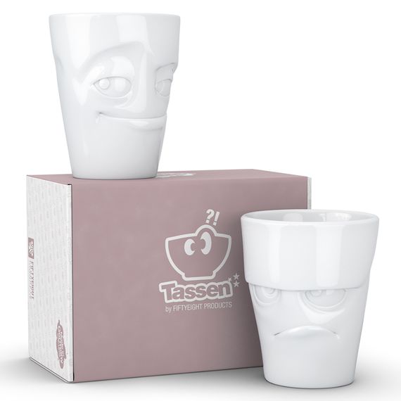 Набор кружек Tassen Grumpy & Impish, 2 шт, 350 мл, белый, Tassen, изображение 2
