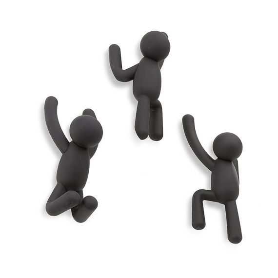 Набор крючков Buddy, черный, 3 шт., UMBRA, изображение 7