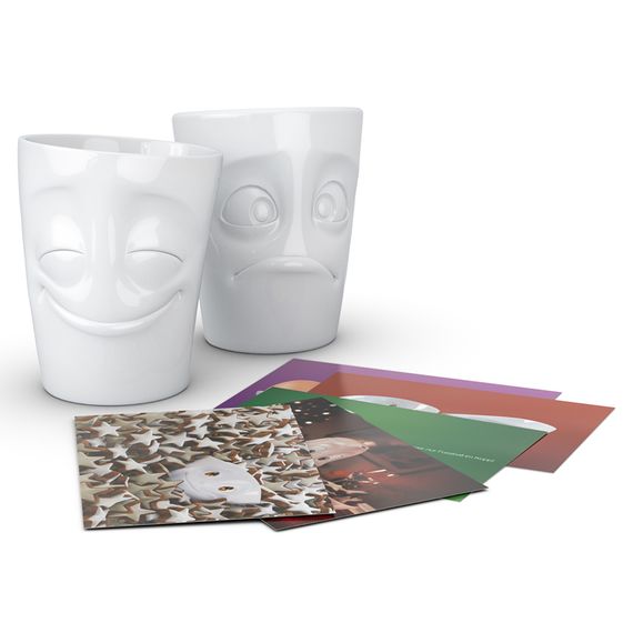 Набор кружек Tassen Cheery & Baffled, 2 шт, 350 мл, белый, Tassen, изображение 5